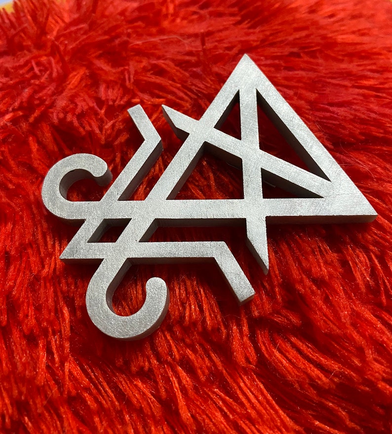 Helltaker Lucifer Broschmärke för Cosplay bild 1