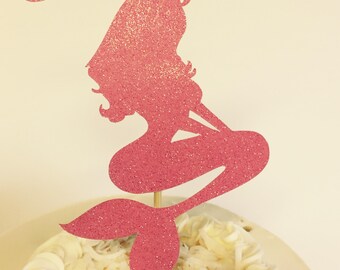 Custom Made Mermaid Cake Topper-Birthday Cake Topper