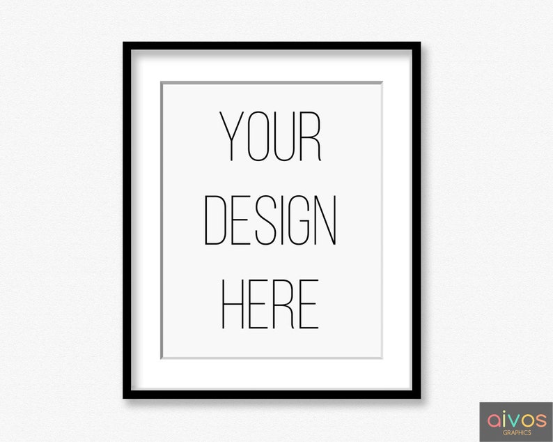 Download Frame mockup Poster Mockup white background mockup 8x10 | Etsy