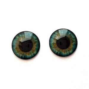 Blythe Glass Eye Chips - RX004 14mm Doll Eyechips