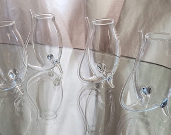 Vintage Port Glasses, Brandy Glasses, Vintage Glassware, Vintage Barware, Aperitif Sipping Glasses, Set of 6 - additional photos coming soon