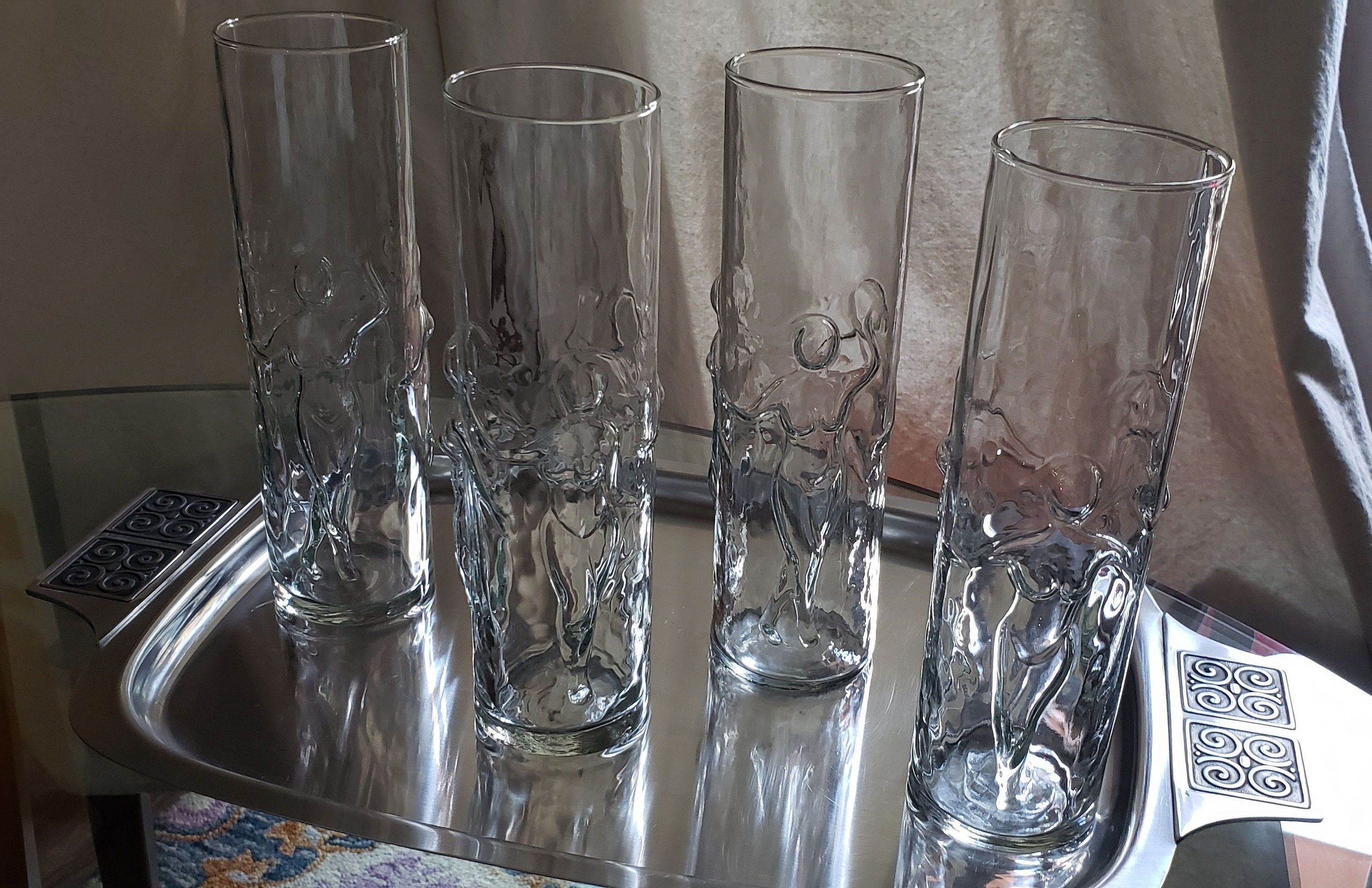 Assorted Vintage Libbey Colonial Heritage Cocktail Coupe Glasses Assorted Vintage Libbey Colonial Heritage Cocktail Coupe Glasses