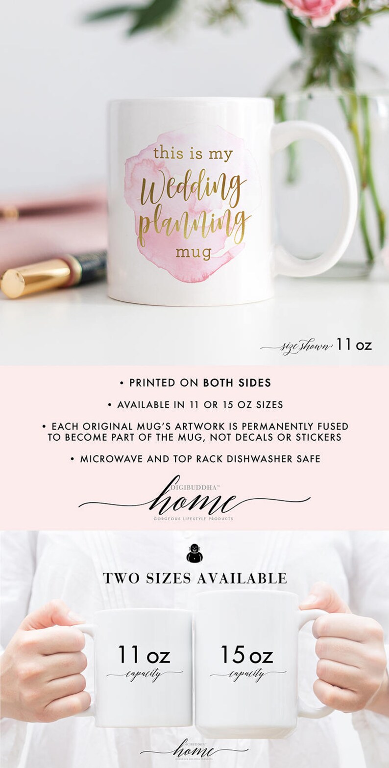 Wedding Planning Mug Bride to Be Mug Bride Gift Wedding Etsy