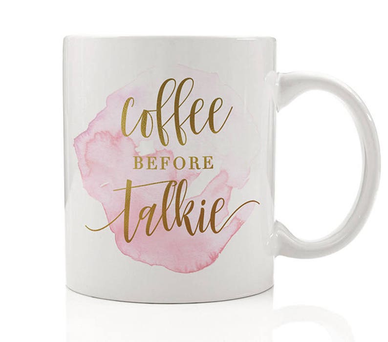 Coffee Before Talkie Mug, Coffee Mugs, Funny Coffee Mugs, But First Coffee, Sassy Mug, Cute Coffee Mug, Gifts for Friends, Gift for Her image 4