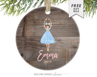 Nutcracker Ornament Baby Girl Ornament Nutcracker Ballet Ornament Dance of the Sugar Plum Fairy Ornament Ballerina Ornament Christmas Ballet