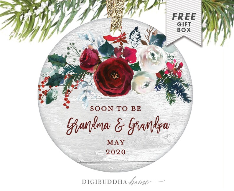 christmas pregnancy announcement ornament