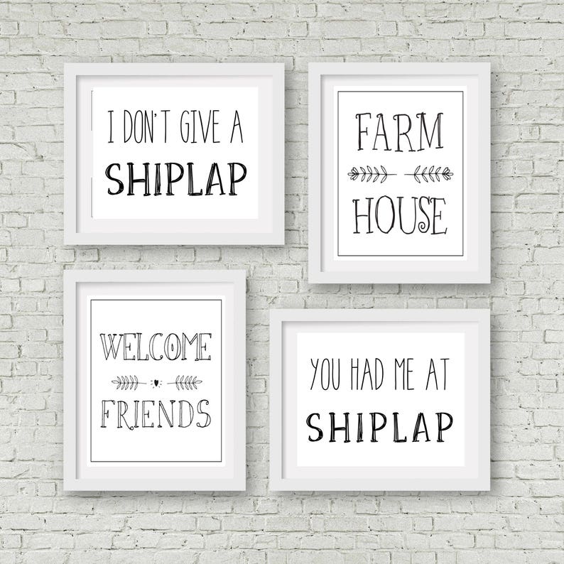 Welcome Friends Printable Farm House Decor Wall Art Digital Print Print image 3