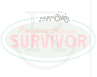 Usage commercial Survivant de la saison de plantation // Fermier // Femme de ferme // Agriculture // Élevage // PNG // SVG // Téléchargement instantané