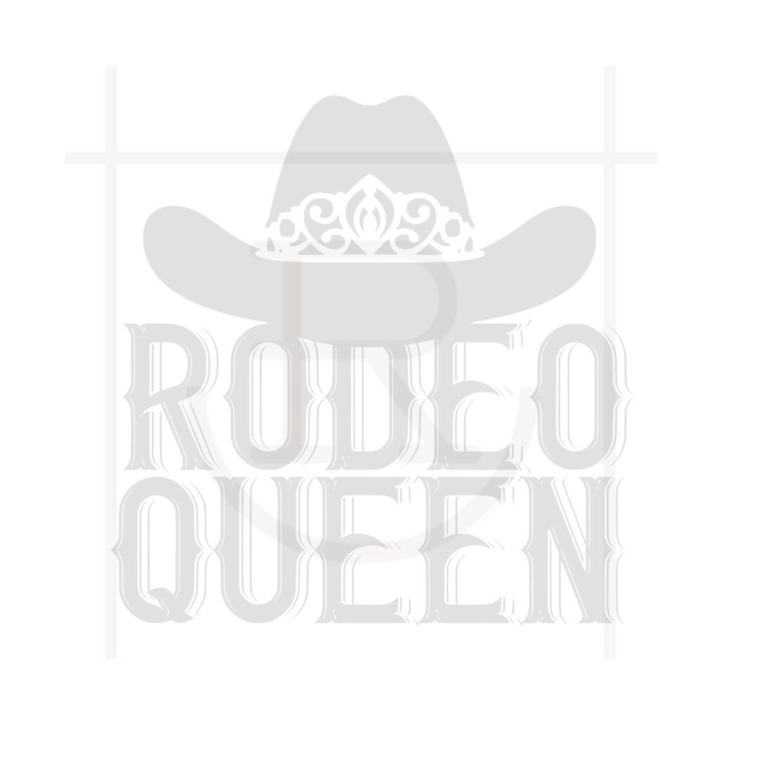 Personal Use Rodeo Queen Graphic // Barrel Racer Clipart /// Toddler