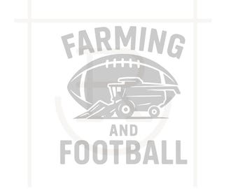 Graphisme agricole et football à usage commercial // Enfant de la ferme // PNG // SVG // Téléchargement instantané