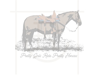 Uso commerciale Belle ragazze cavalcano graziosi cavalli // Grafica cavallo // Equestrian Mama // Ranch Mama // / SVG // PNG // Download istantaneo