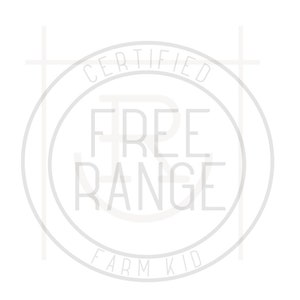 Personal Use Certified Free Range Farm Kid Graphic // Eat Beef // SVG // PNG // DXF // Instant Download // Agriculture