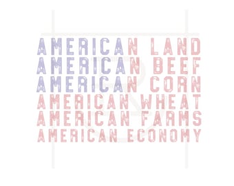 Utilisation commerciale Agriculture américaine // PNG // Liberté // 4 juillet // Jour de l'indépendance // SVG // Téléchargement instantané