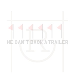 Personal Use Red Flag He Can&#39;t Back A Trailer Clipart // Western Graphic // Instant Download // PNG // SVG // DXF