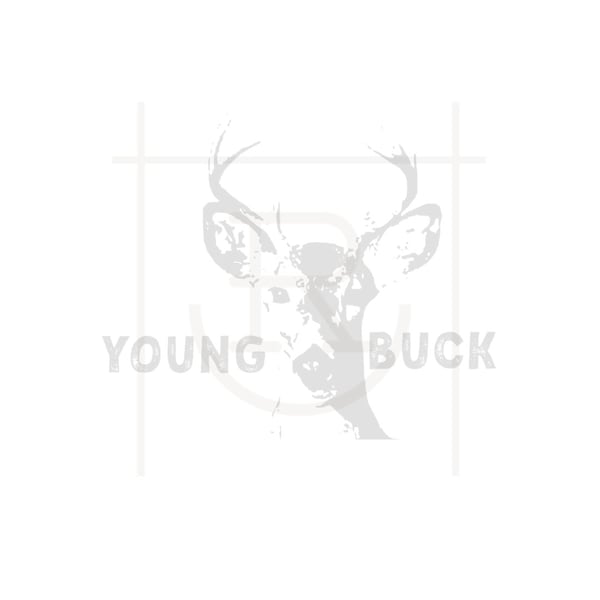 Personal Use Young Buck Graphic // Deer Season // Hunting // Whitetail Hunter // PNG // SVG // DXF // Instant Download