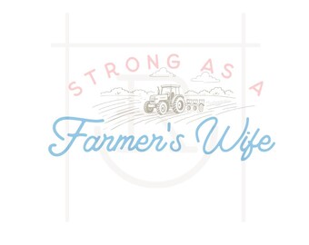 Graphique semi-exclusif fort comme une femme de ferme // saison de plantation// svg//PNG//Téléchargement instantané