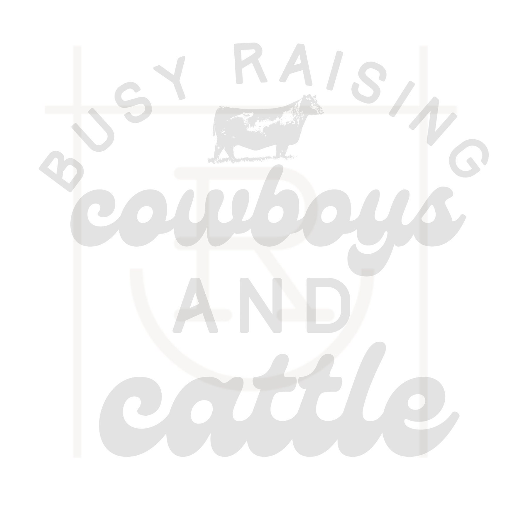 Personal Use Raising Cowboys & Cattle Graphic // SVG // DXF // | Etsy