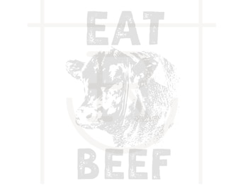 Commercial Use Commercial Use Eat Beef Bull Head // PNG // Instant Download