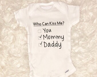 no kisses baby onesie