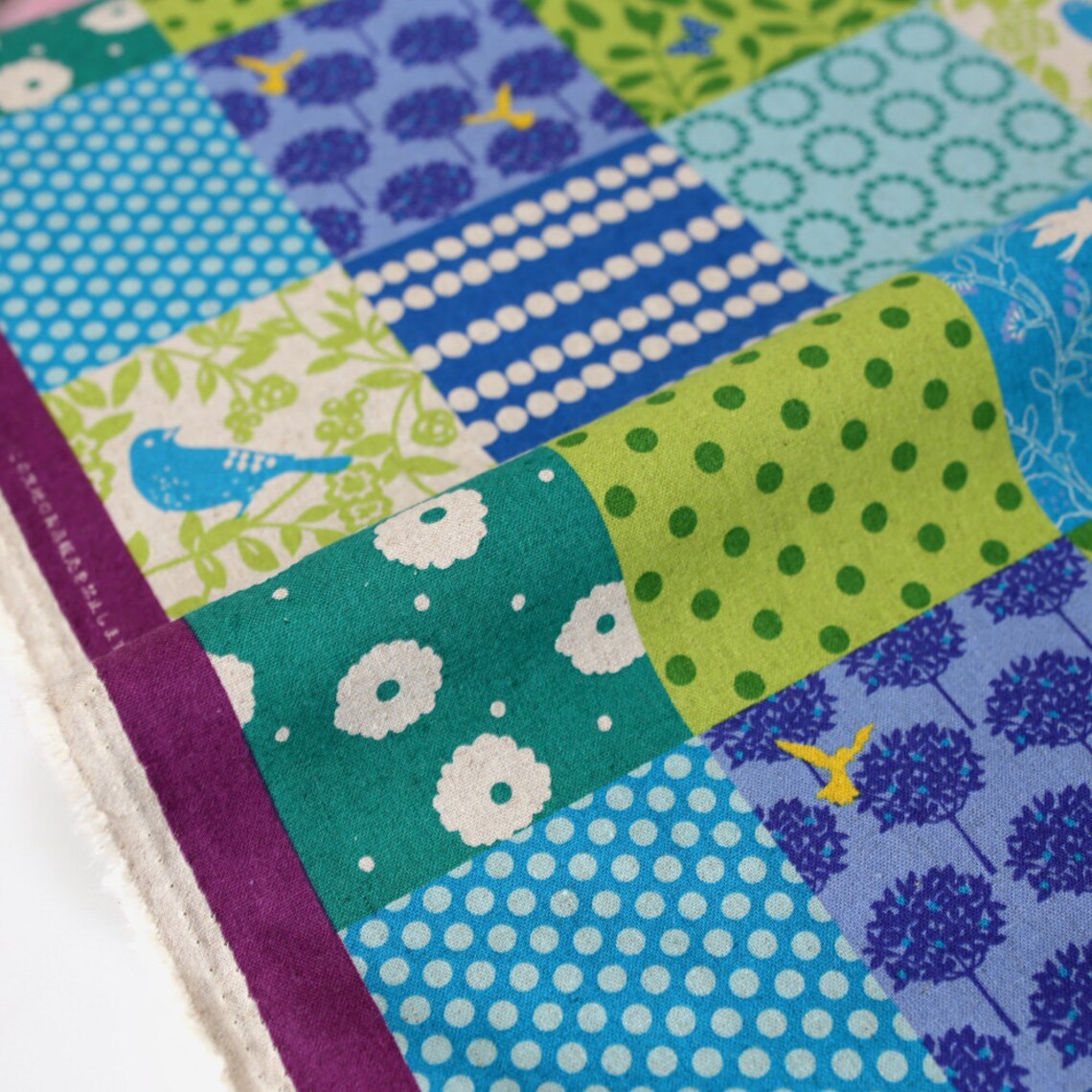 Japanese Fabric Kokka Echino Story Cotton linen Canvas Etsy