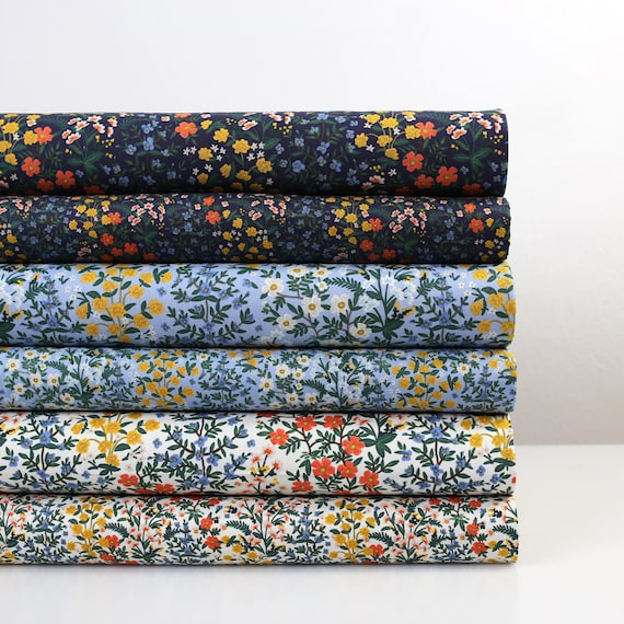 Rifle Paper Co. Camont Wildwood Garden Cream - Cotton + Steel - PER QUARTER METRE Rifle Paper Co. Camont Wildwood Garden Cream - Cotton + Steel - PER QUARTER METRE