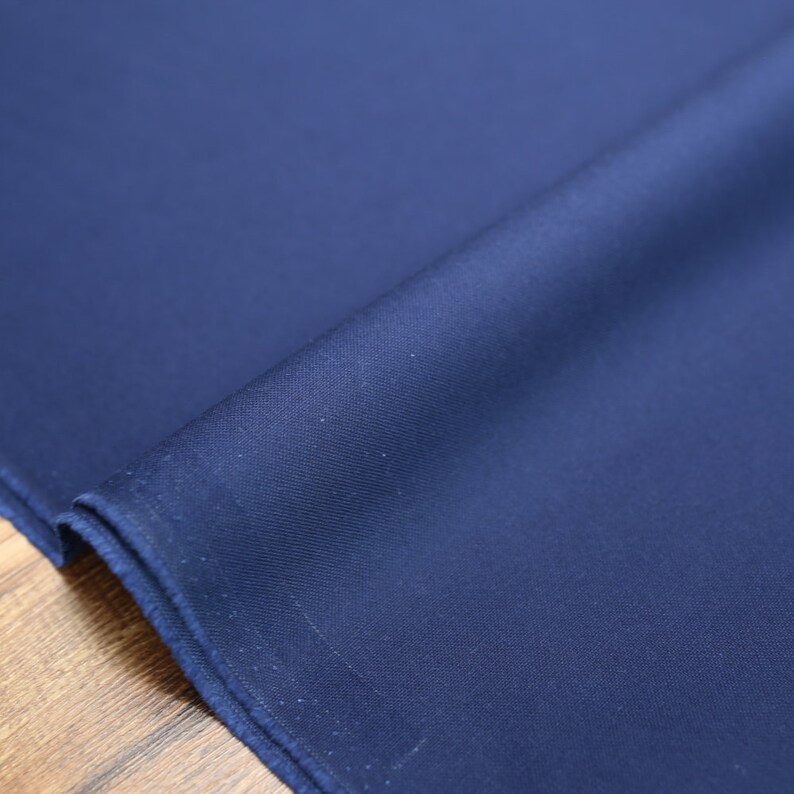 Fat Quarter Navy 7 #11 Canvas Japanese Fabric Sevenberry Solid Color