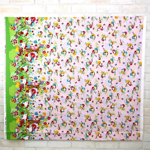Japanese Fabric Sanrio Hello Kitty Kayo Horaguchi Oxford Etsy