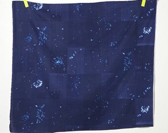 Nani iRO Kokka Japanese Fabric Microcosmos Double Gauze - Navy D - 50cm