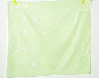 Nani iRO Kokka Japanese Fabric Microcosmos Double Gauze - Green C - 50cm