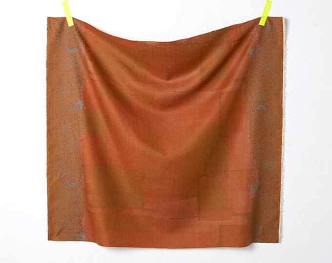 Nani Iro Japanese Fabric Kokka Wild Flower Linen Brown C 50cm Etsy