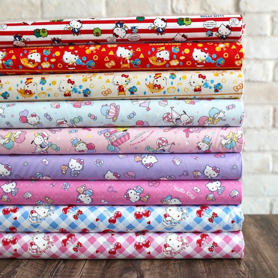 Hello Kitty Friends Pack Cotton Fabric