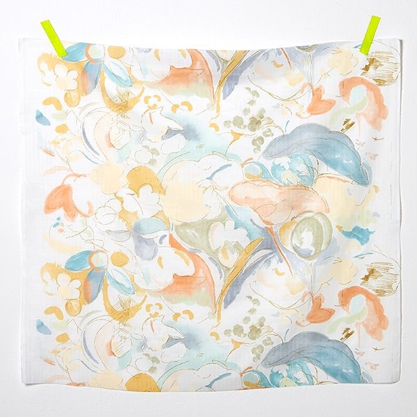 Nani Iro Japanese Fabric Kokka As It Is Double Gauze - Pale Pink C - 50cm