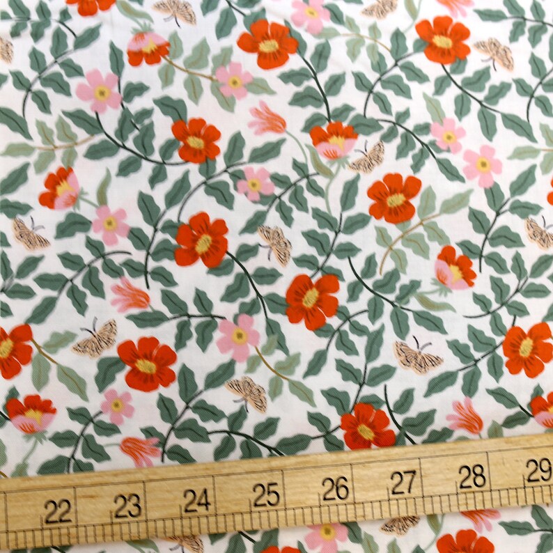 Cotton Steel Rifle Paper Co Strawberry Fields Primrose Etsy