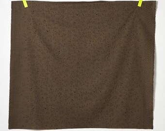 Nani iRO Kokka Japanese Fabric Bear Fruit Organic Lawn - Brown D - 50cm