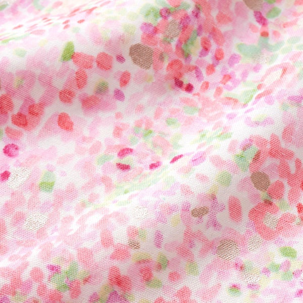 Nani Iro Japanese Fabric Kokka Birds Eye Double Gauze - Pink I  - 50cm