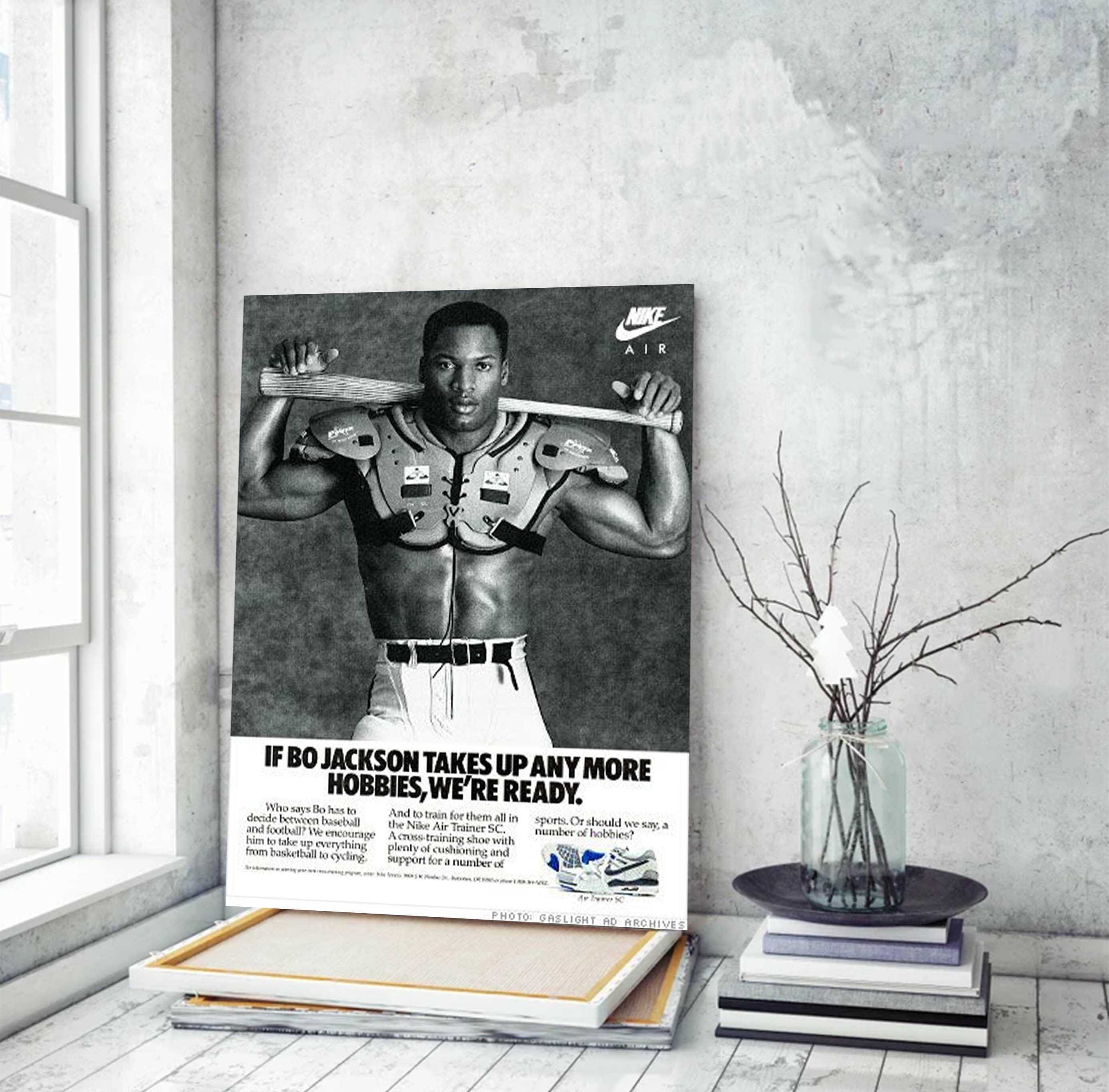 Bo Jackson Black and White Poster