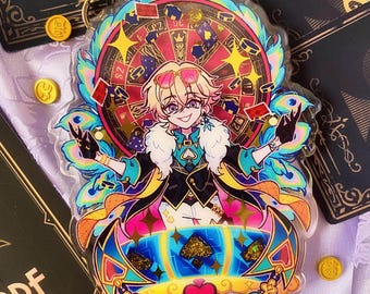 Honkai Star Rail Gold Foil Glitter Shakers