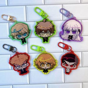 Danganronpa Trigger Happy Havoc Acrylic Charms