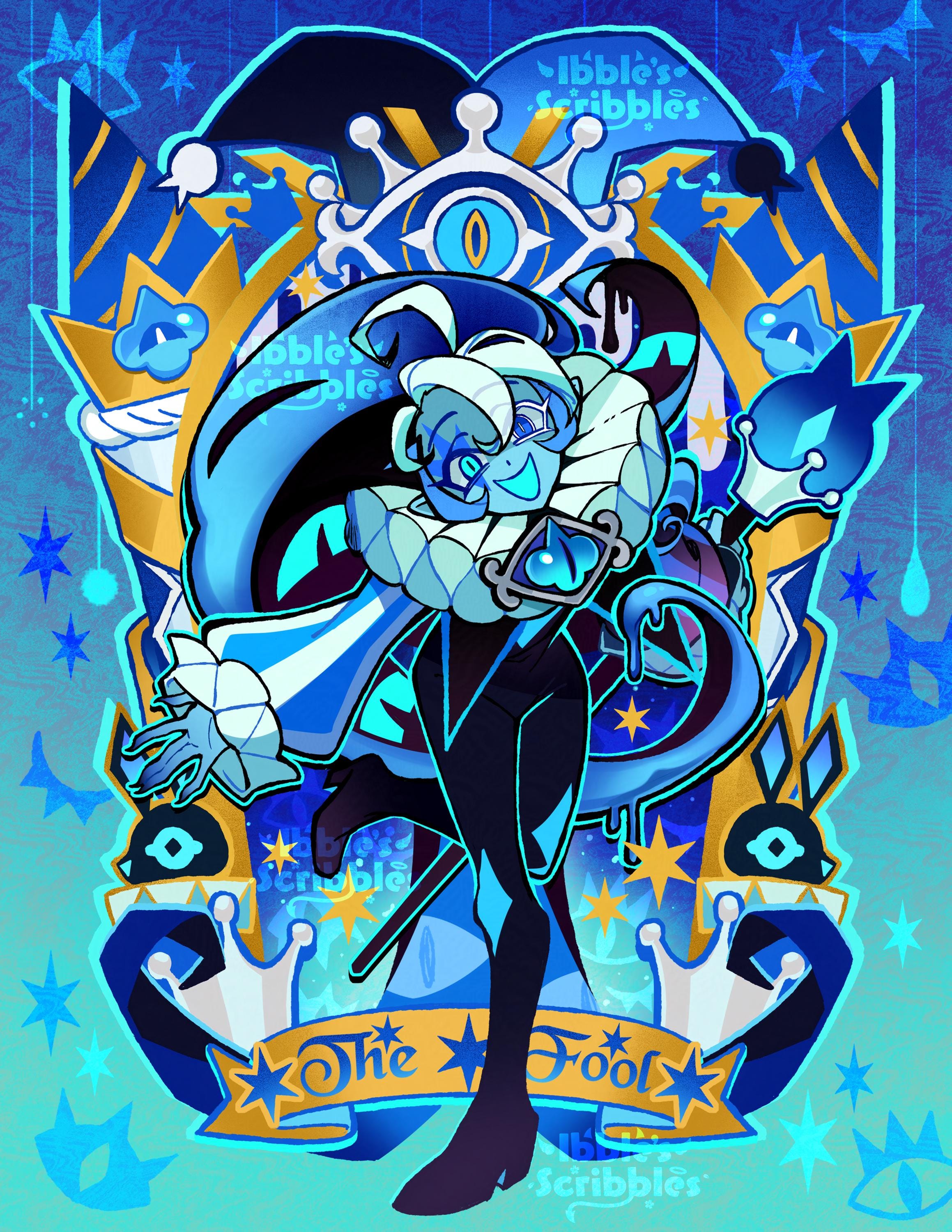 Cookie Run Kingdom Shadow Vanilla Letter Prints - Etsy