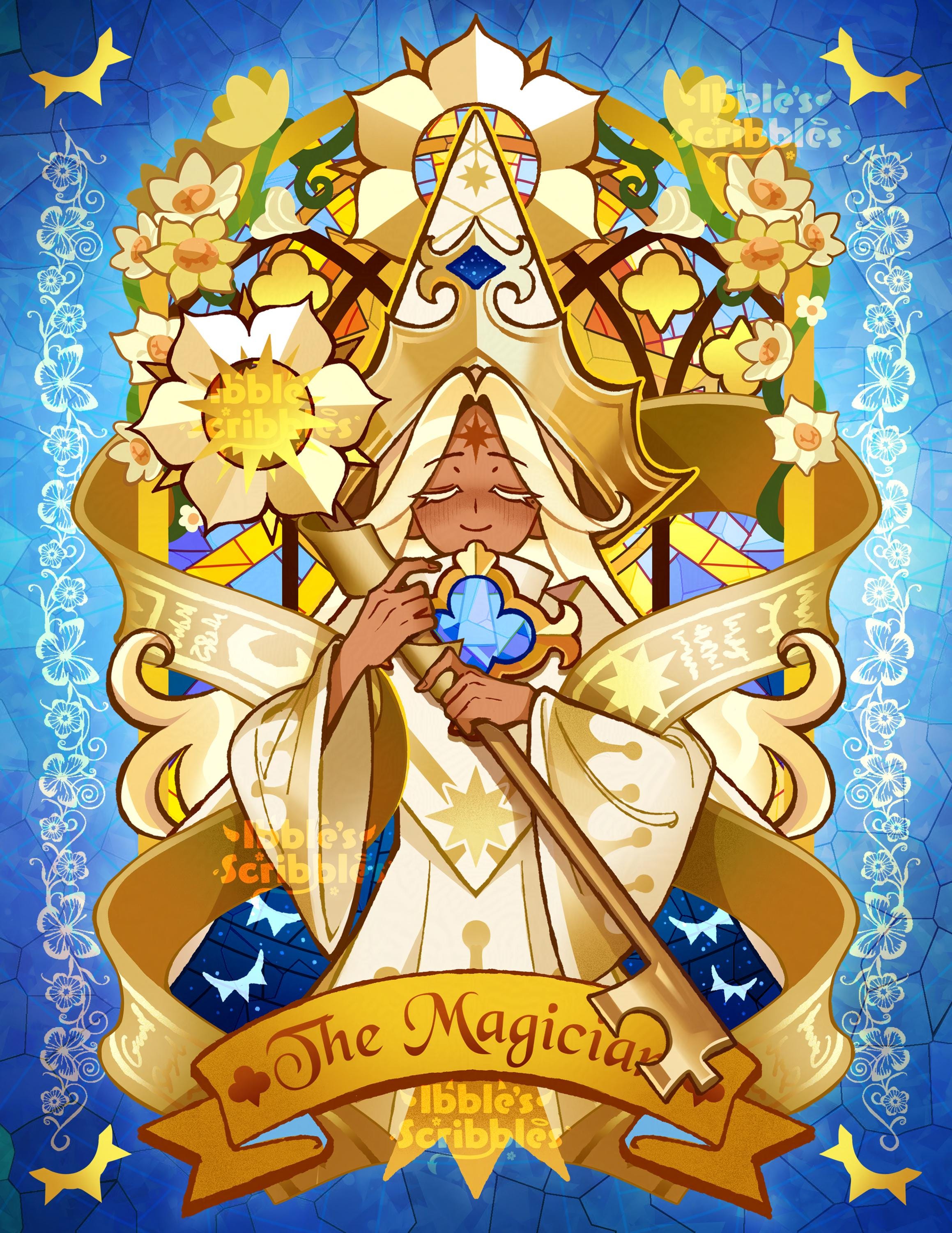 Cookie Run Kingdom Shadow Vanilla Letter Prints - Etsy