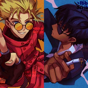 Trigun Vashwood Square Prints
