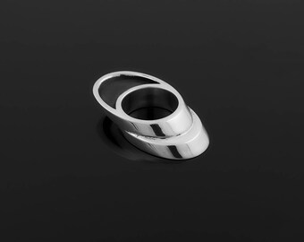 YVR VANCOUVER Unisex Sterling Silver Ring