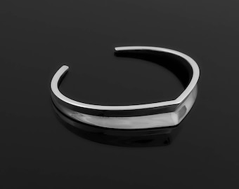 LGW LONDON Unisex Sterling Silver Bangle Bracelet
