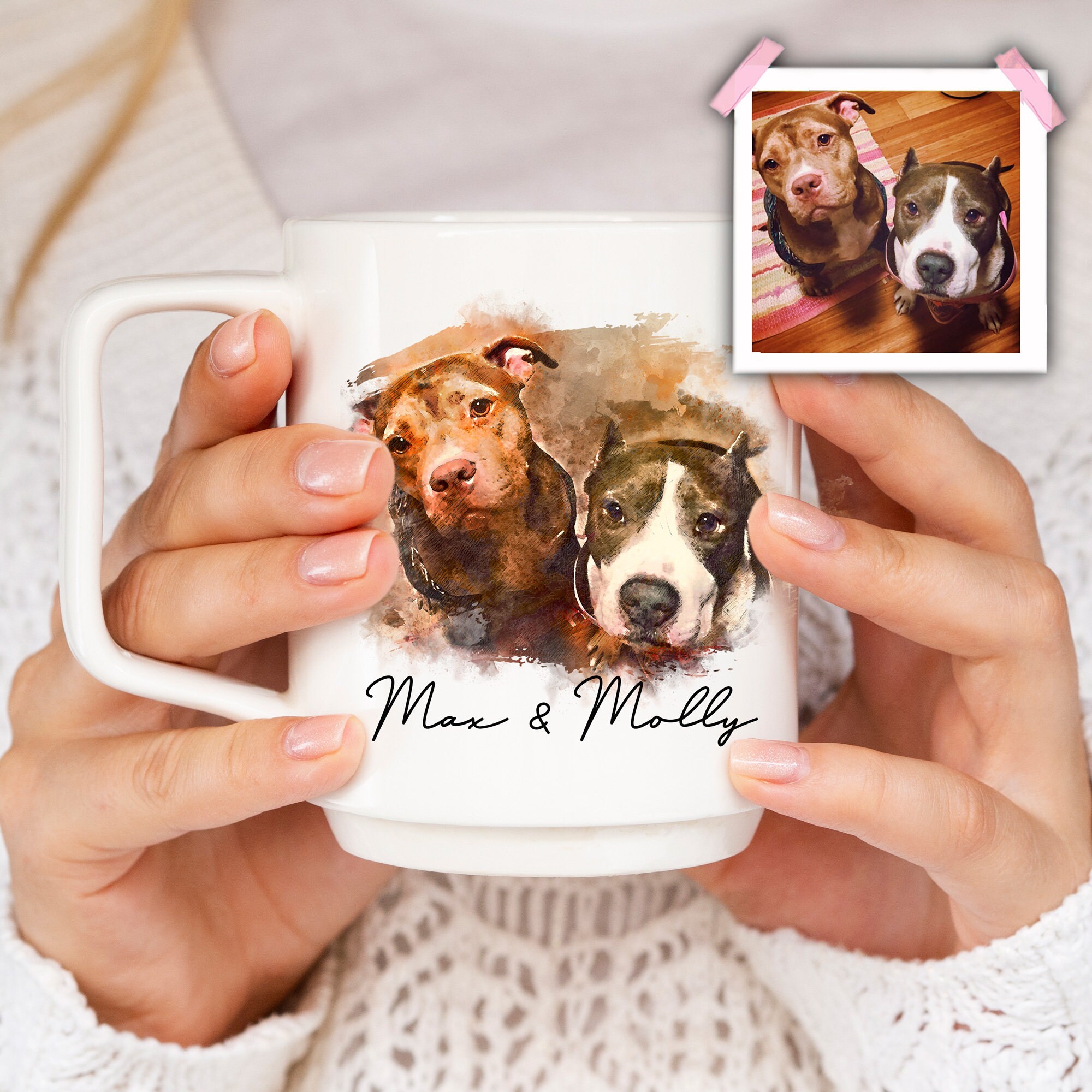 Custom Dog Mug Dog Memorial Gift Personalized Dog Mug Dog Etsy