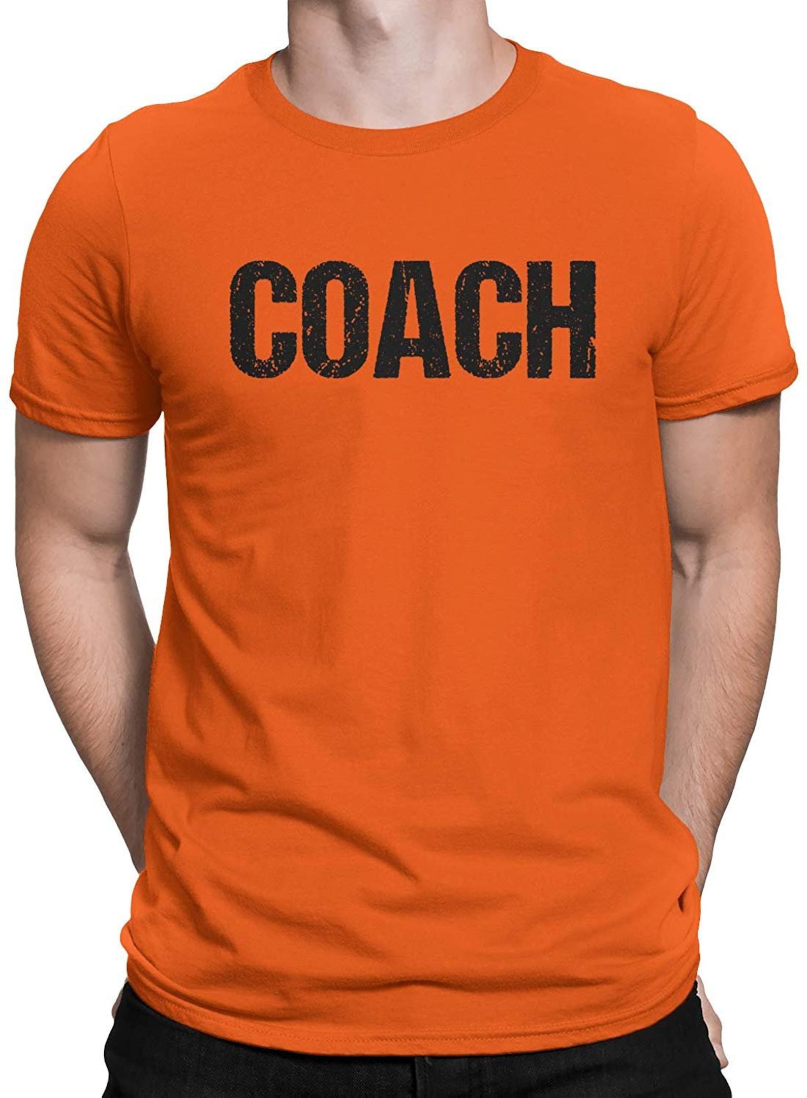 Coach TShirt Adult Mens Tee Shirt Front Screen Printed Etsy