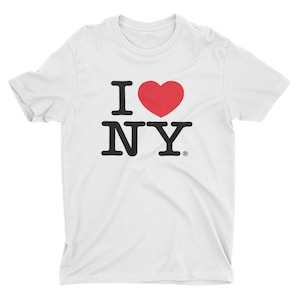 Men&#39;s I Love NY Officially Licensed Adult Unisex Tees Heart New York T-Shirts