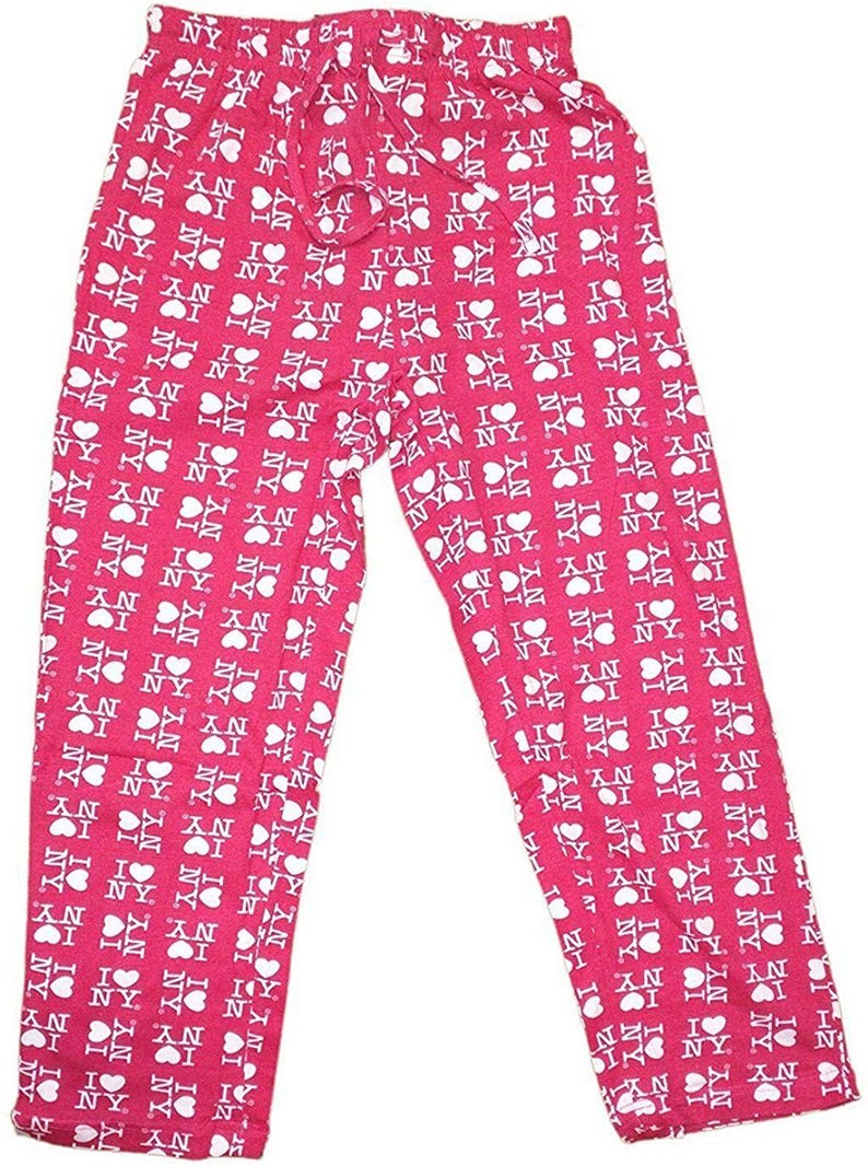I Love NY Lounge Pants Pajama Bottoms New York Sleepwear imagen 4
