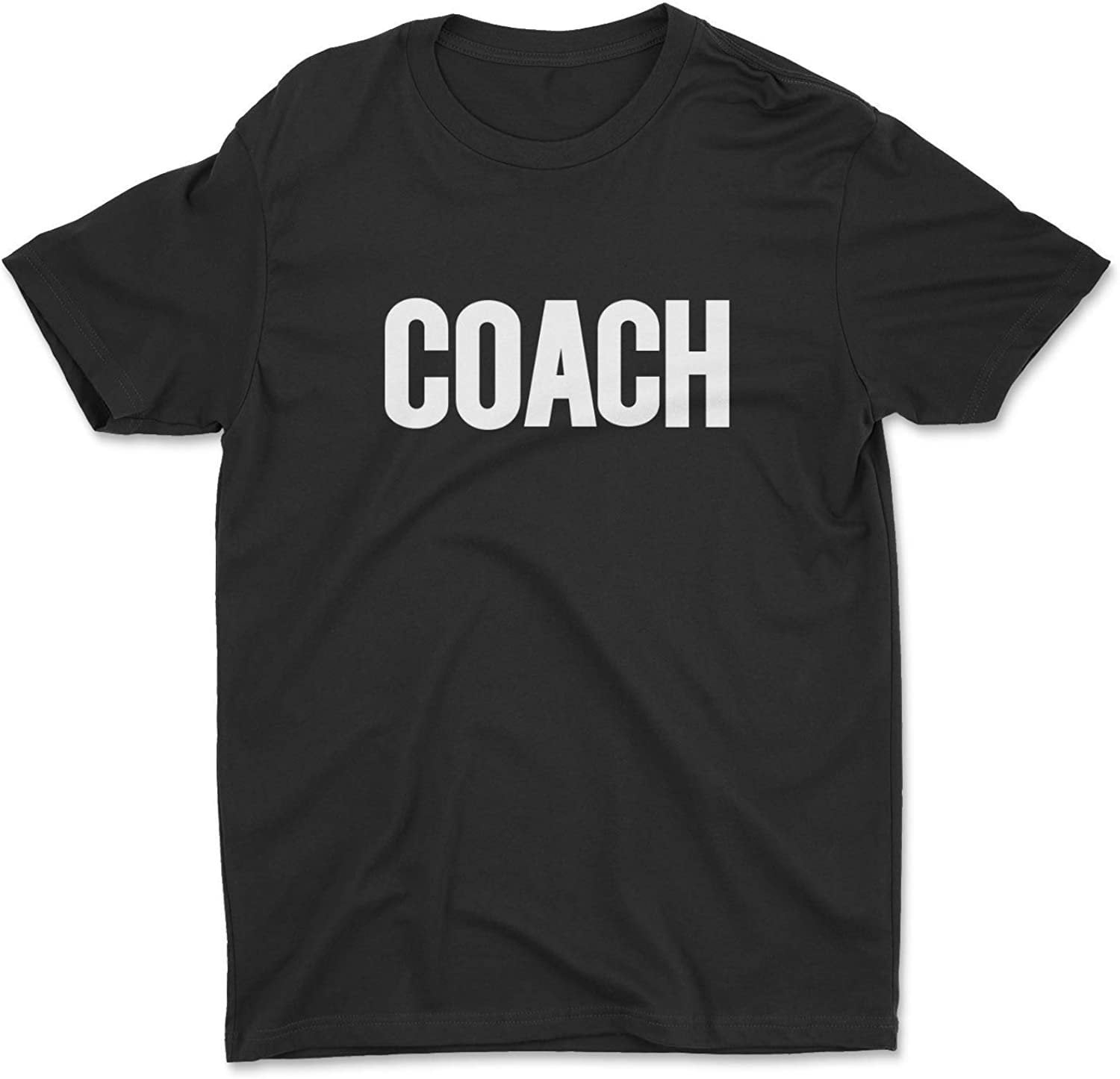Coach Men's Tshirt Sports Team Ringspun Cotton Tee Screen Etsy