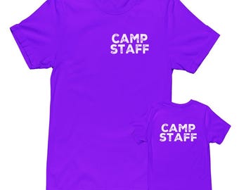 Professional Event T-Shirt - Rustic Design for Staff (NR-B, Chest & Back) Soft Cotton Tees