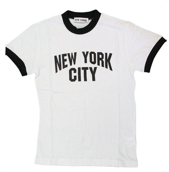 As Worn By John Lennon New York City Mens Ringer T-Shirt The Beatles Imagine